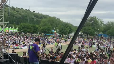 K Pop Music Festival Stage view