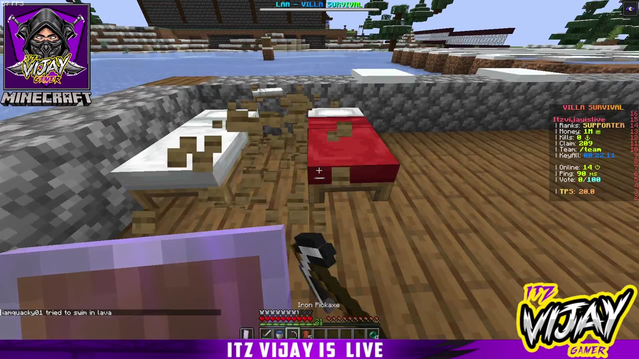 🔴MINECRAFT SURVIVAL SMP 24/7 JAVA/ PE SERVER MINECRAFT LIVE |💜5 #minecraft #minecraftlive