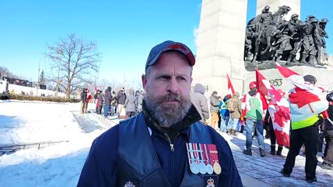 Veteran Tells Us How He Felt Watching Fence Come Down Around War Memorial