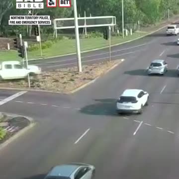 Lucky Car Has Crazy Amount Of Narrow Misses