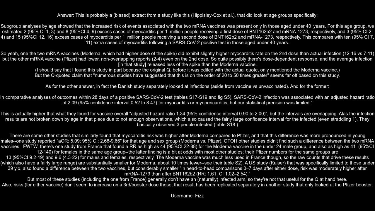 Do COVID 19 vaccines cause myocarditis in younger men at a rate higher than the virus