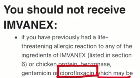 Doctor warns Money Pox “vaccine” contains potentially lethal antibiotic