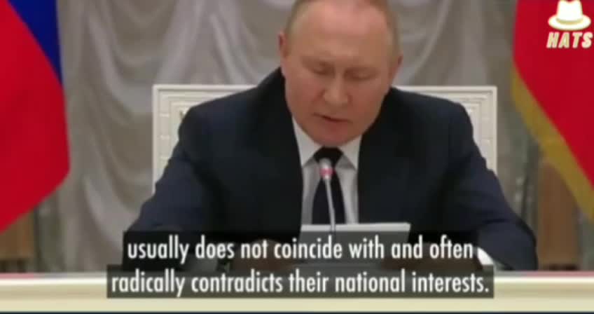 Putin highlighting the fact that western countries have sold their people out for their elites