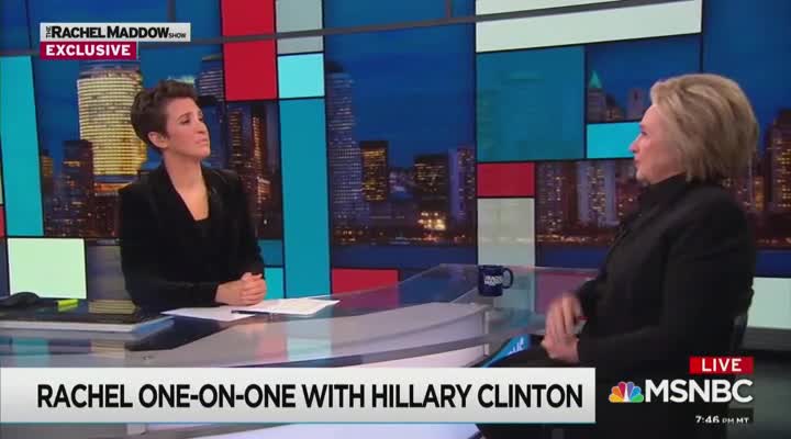 Hillary Clinton bitterly brings up Russian emails joke