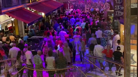 Adventure of the Seas Promenade Party