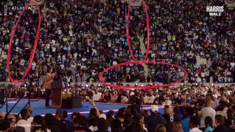 WATCH: The people at Kamala’s rally were only there for the celebrities.