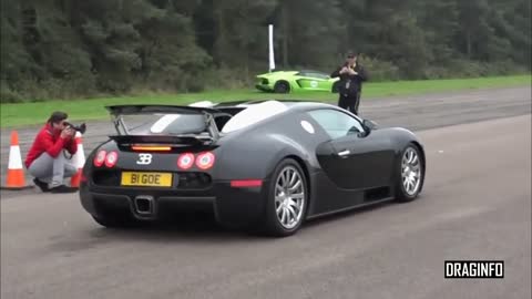 Bugatti Veyron Vs Ferrari 458 Italia Drag Race DRAGINFO