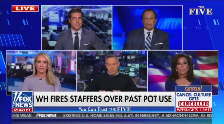 Greg Gutfeld on WH staffers fired for marijuana