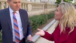 "You're a liar!" Marjorie Taylor Greene Exposes Jim Acosta in Person