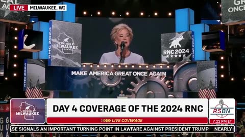 RNC 2024: Linda McMahon at 2024 RNC in Milwaukee, WI