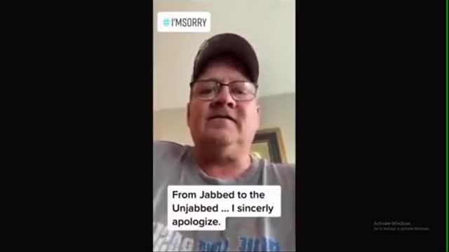 An apology to the unvaccinated PT1