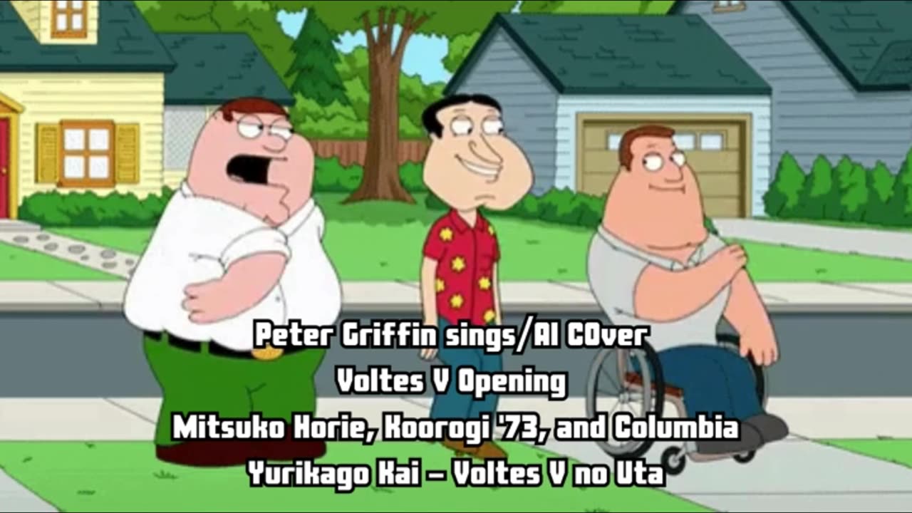 [Peter Griffin sings/AI Cover] Voltes V Opening