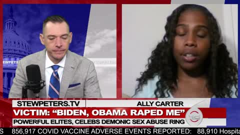 Stew Peters: Ally Carter was raped and pimped to Obama and Biden.