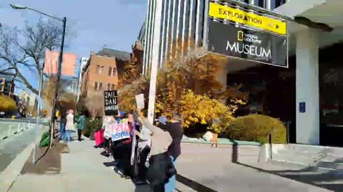 Washington DC LIVE 12.4.2021 protest by childrens health defense in solidarity w Australia w TTS