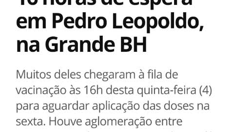 maiores de 80 anos, esperando 16 horas na fila...