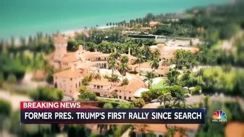 Former President Trump’s First Public Appearance Since Mar-a-Lago Search