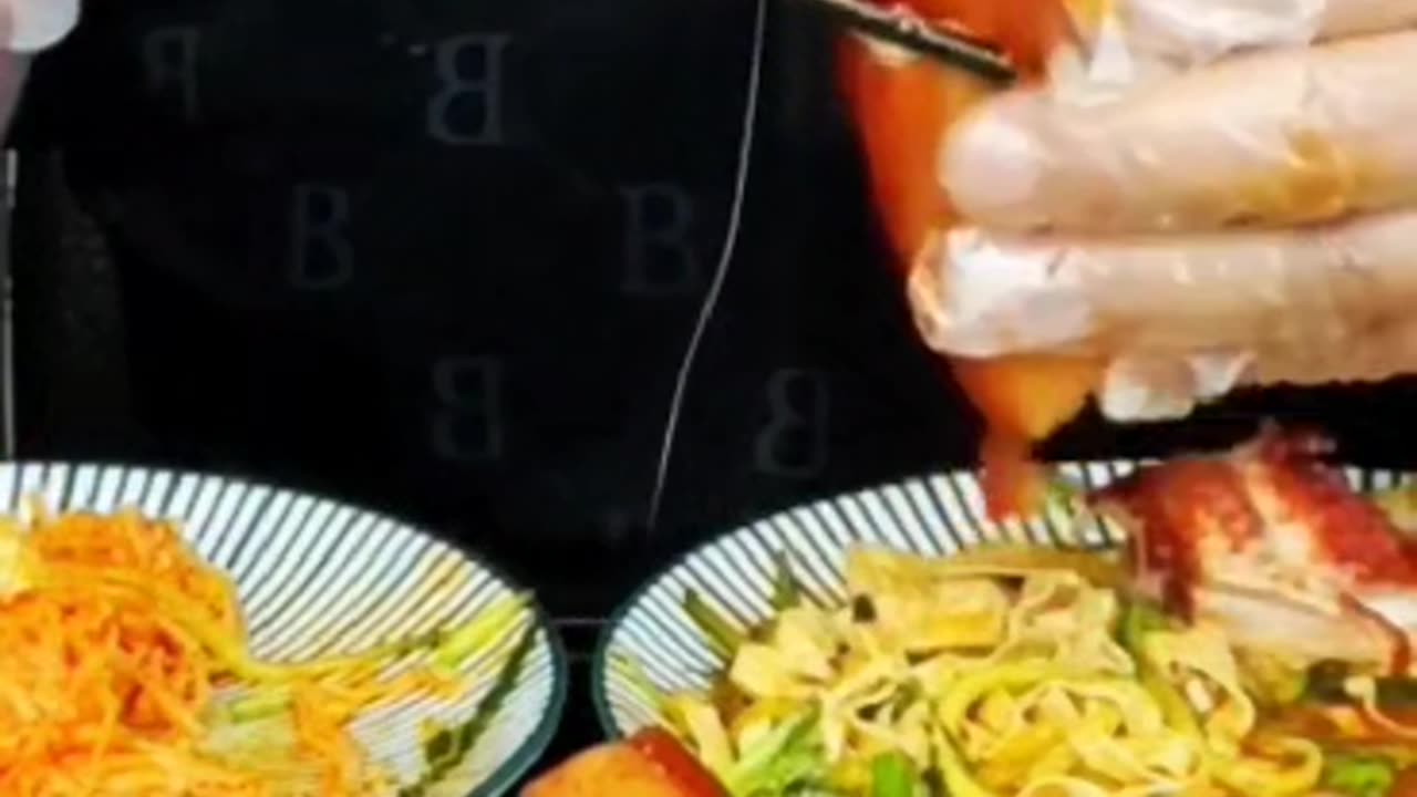 EatingLayeredPorkMeat