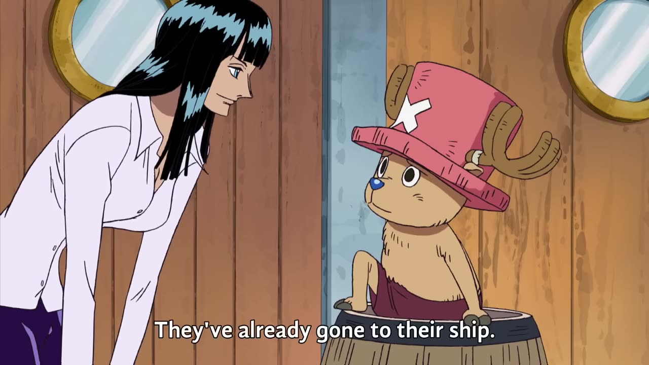 One Piece - Robin and Chopper Cute Moments