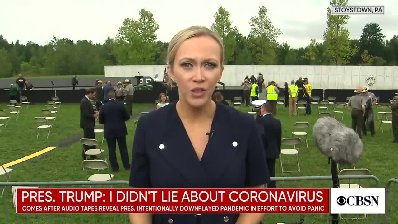 Trump speaks at 9/11 ceremony in Shanksville, Pennsylvania