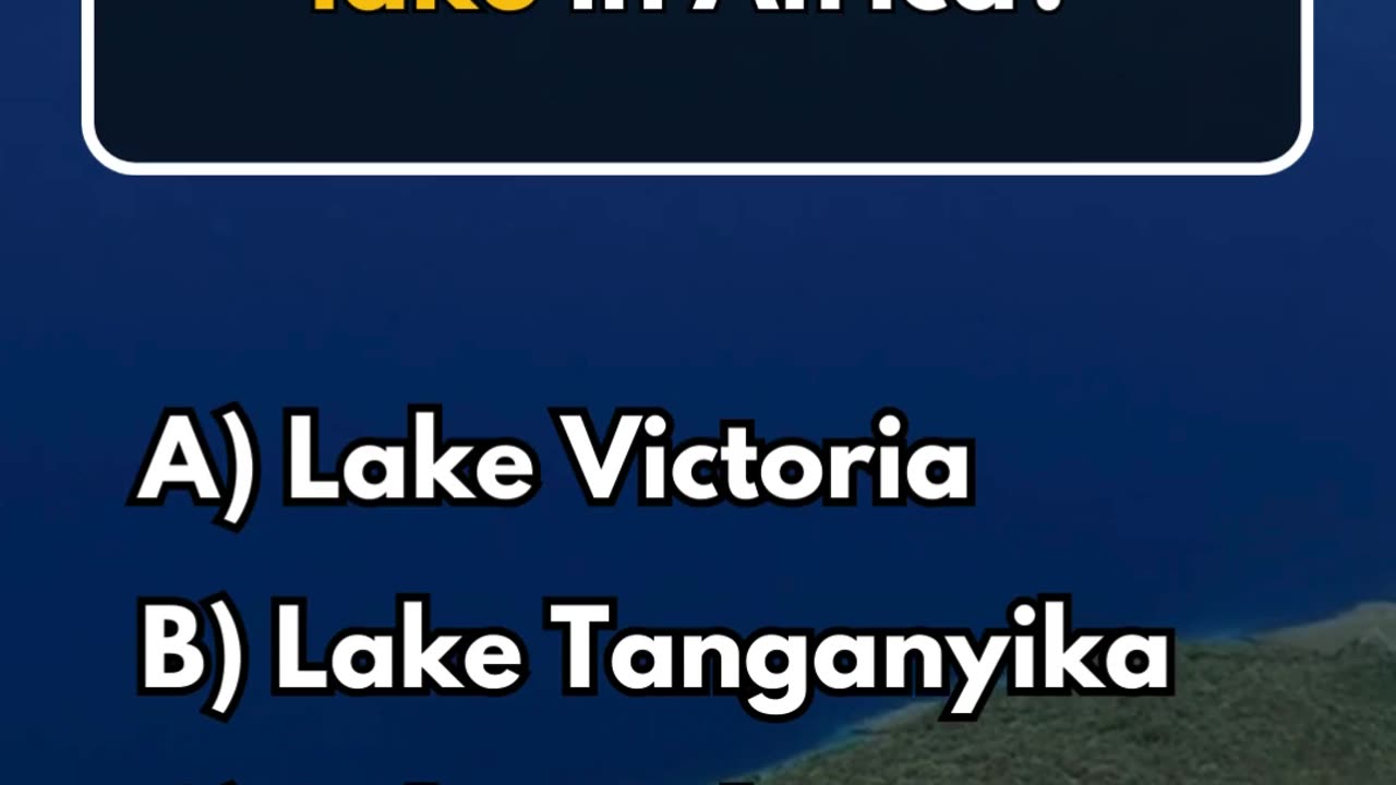 What is the largest lake in Africa?