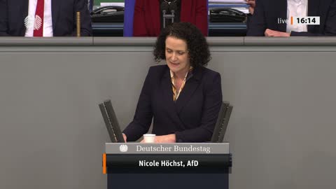 Nicole Höchst Rede vom 18.03.2022 - Vorwürfe gegen Anne Spiegel bei Flutkatastrophe 2021