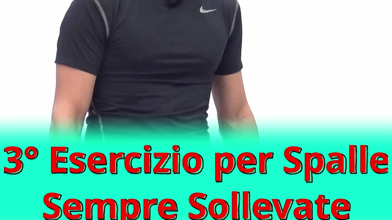 3° Esercizio per Spalle Sempre Sollevate