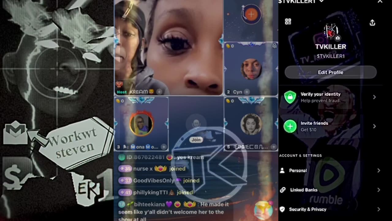 KREAM STILL TALKING ABOUT TRINA B SHOW DRAMA