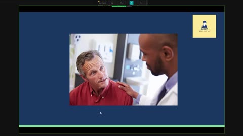 ST3 Examine the abdomen of a 55 year old patient