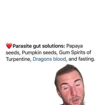 Natural Parasite gut solutions aka heavy metal detox during the full moon