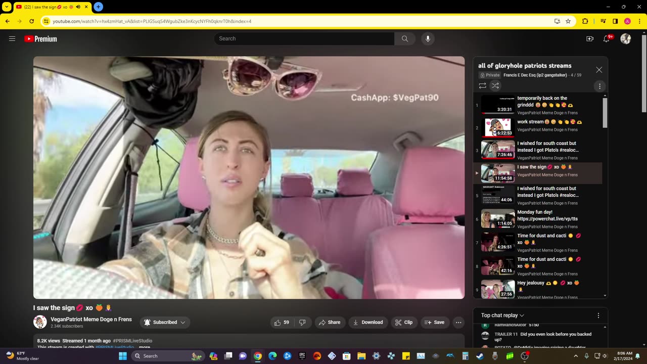 watching all of gloryhole patriots streams