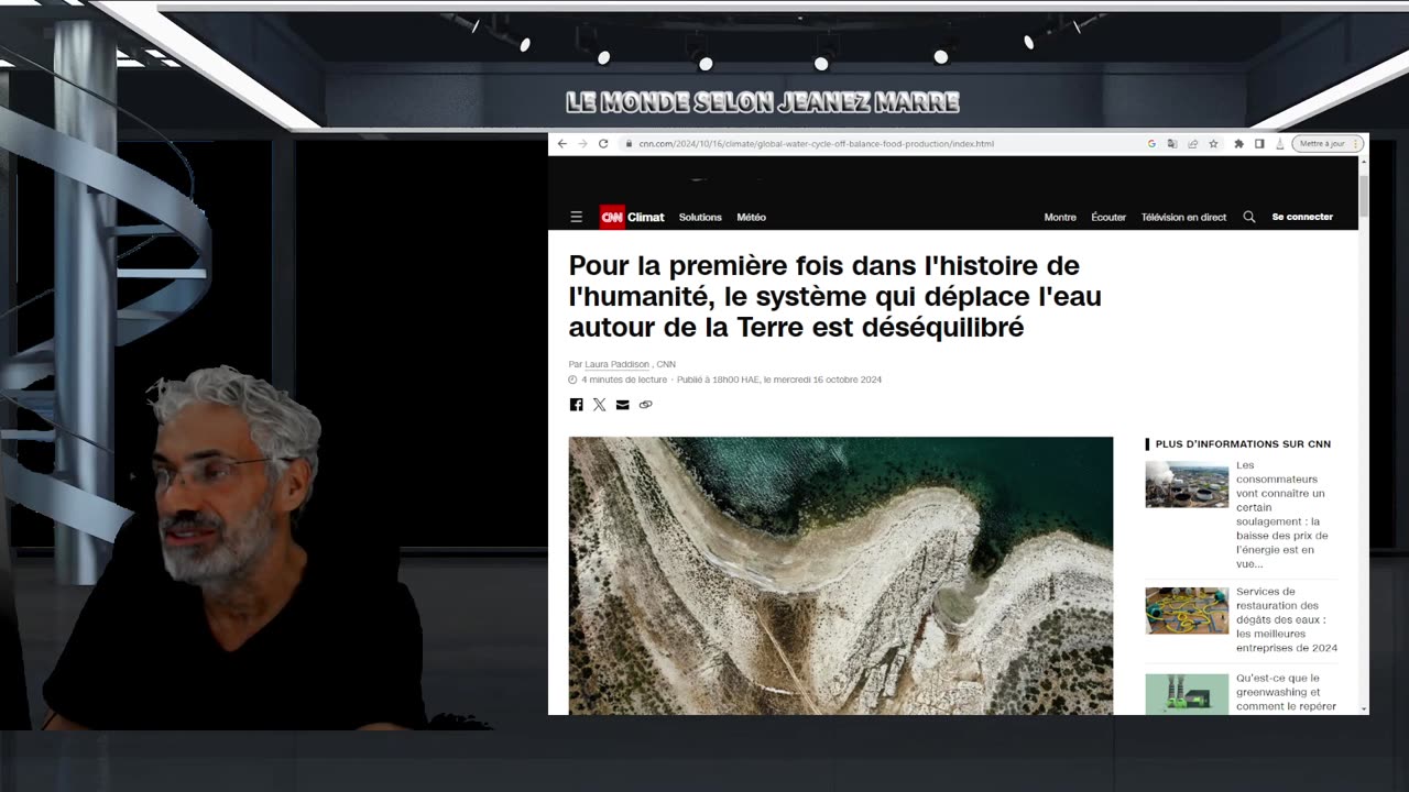 le système qui déplace l'eau autour de la Terre est déséquilibré