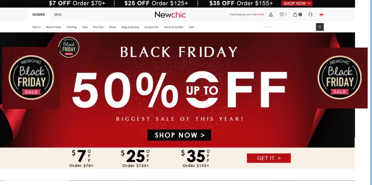 BLACK Friday NewChic