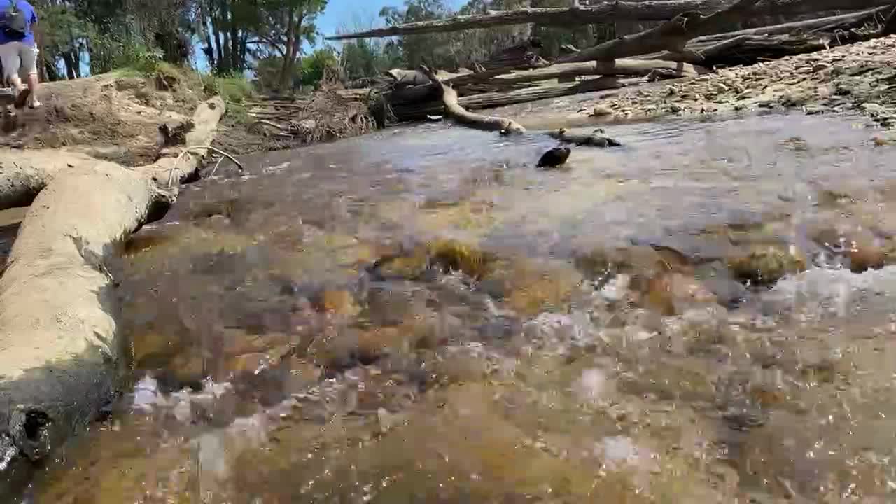 Relaxing water stream