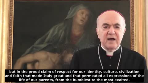 Archbishop Viganò - Agenda 2030_ The Gates of Hell - (Italian Audio; English Subtitles)
