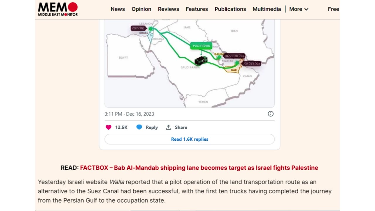 UAE, Saudis, and Jordan backstab Gaza and Yemen