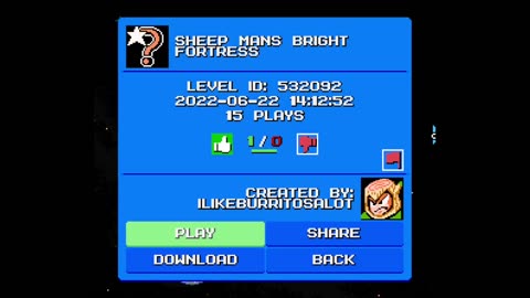 Mega Man Maker Level Highlight: "Sheep Mans Bright Fortress" by ILikeBurritosALot