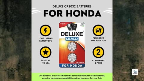Review - Key Fob Replacement Batteries for Honda Smart Remote (Pack of 2)