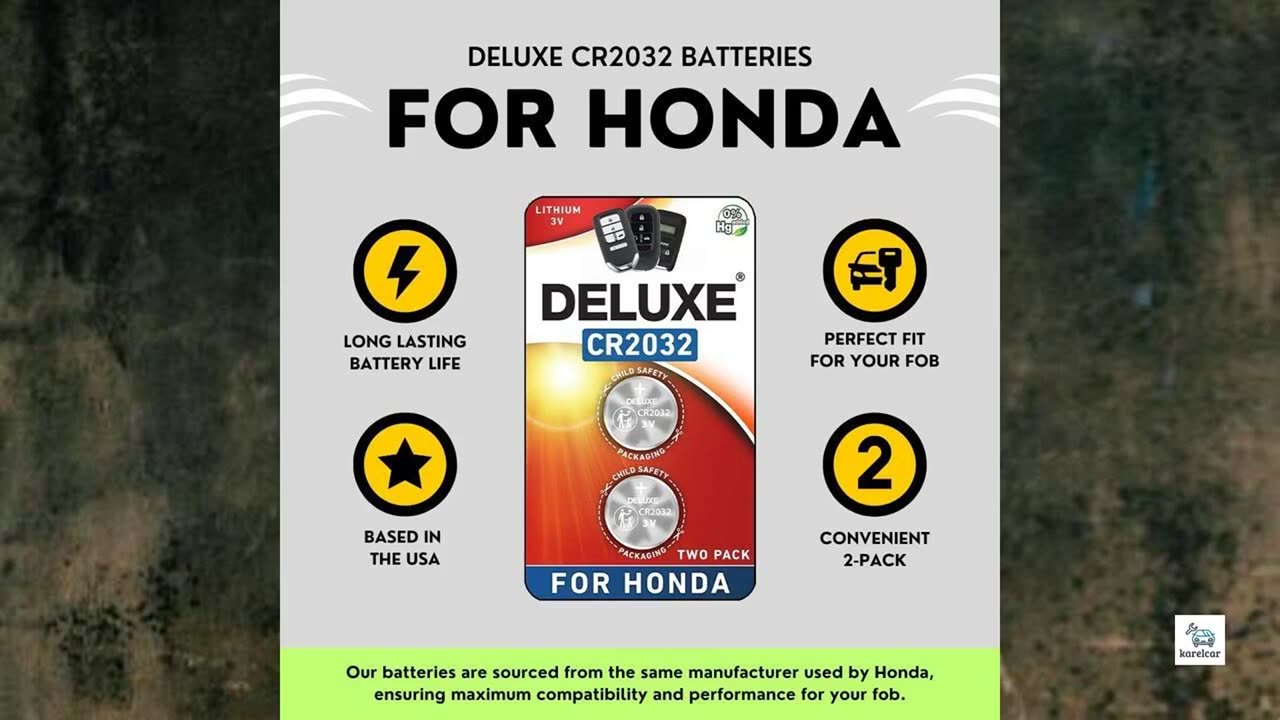 Review - Key Fob Replacement Batteries for Honda Smart Remote (Pack of 2)
