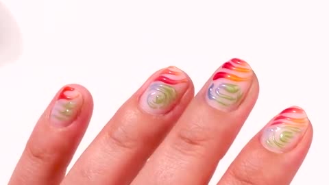 Colorful nail design you must try this summer️.hd