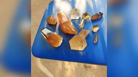 Citrine quartz natural stone