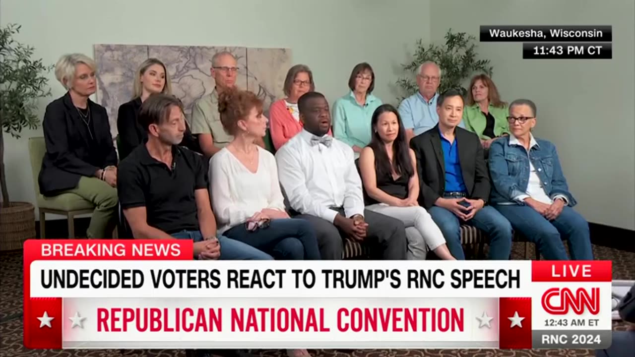 Undecided Voters Reveal How They Grade Trump’s RNC Speech