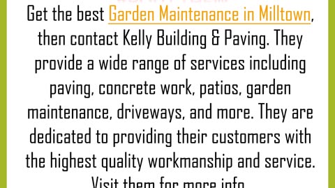 Get the best Garden Maintenance in Milltown