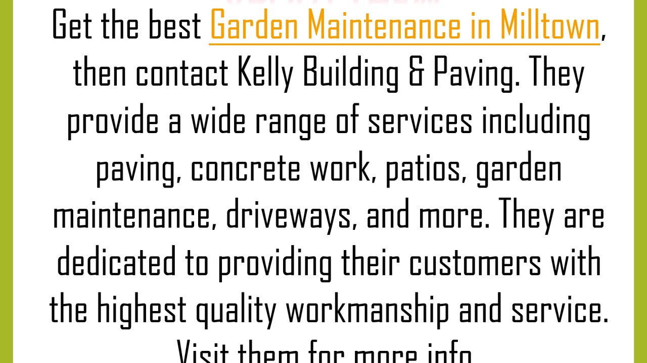 Get the best Garden Maintenance in Milltown