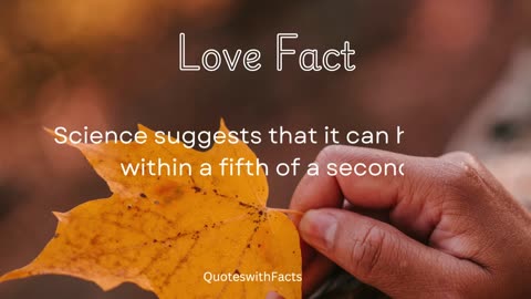 Love quotes and facts