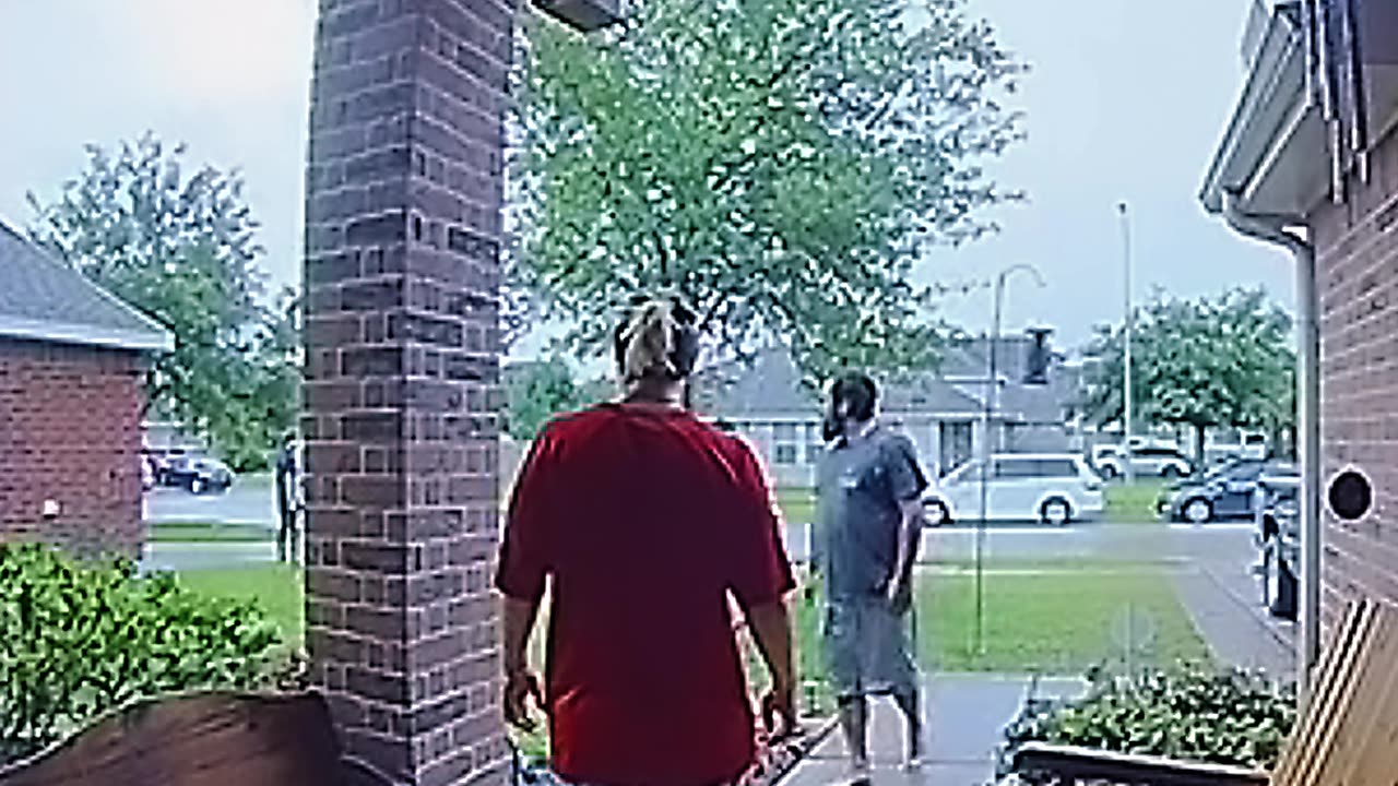 Father Protects Son's Friend From A Bully