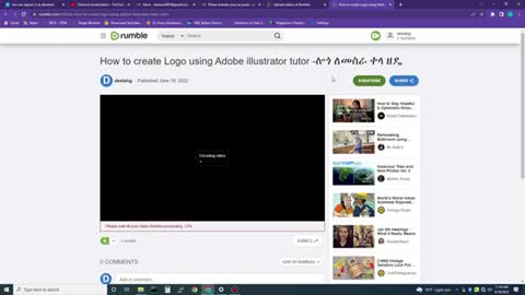 How to create Rumble Upload Video create channel ራምብል ቻናል ለመፍጠር ገቢ ለማግኘት ቀላል ዘዴ best