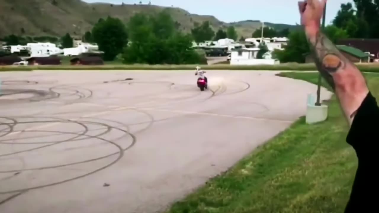 Harley Davidson jump