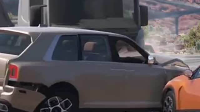 Great computer generated car accident