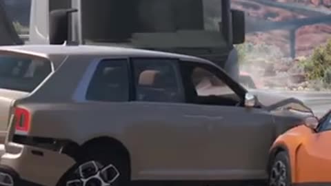 Great computer generated car accident