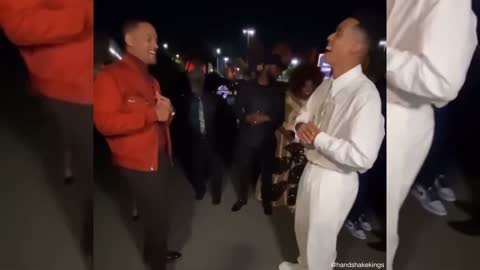 Will Smith Bel-Air handshake